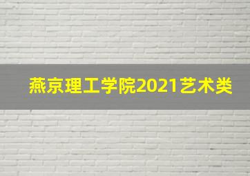 燕京理工学院2021艺术类