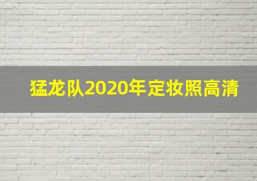 猛龙队2020年定妆照高清