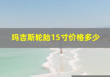 玛吉斯轮胎15寸价格多少