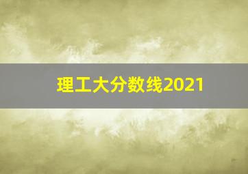 理工大分数线2021