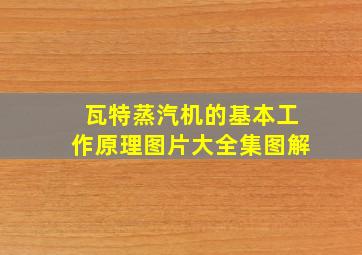 瓦特蒸汽机的基本工作原理图片大全集图解