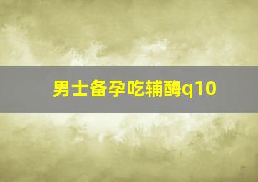 男士备孕吃辅酶q10