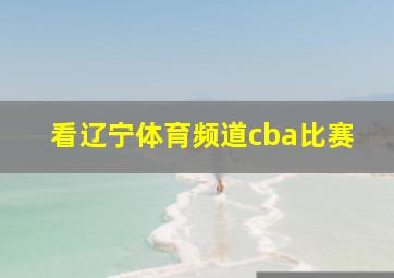 看辽宁体育频道cba比赛