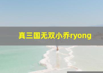 真三国无双小乔ryong