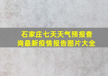 石家庄七天天气预报查询最新疫情报告图片大全