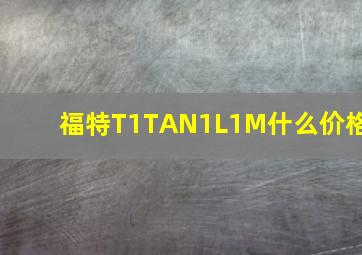 福特T1TAN1L1M什么价格