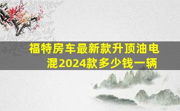 福特房车最新款升顶油电混2024款多少钱一辆