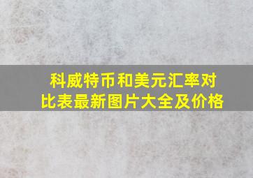 科威特币和美元汇率对比表最新图片大全及价格