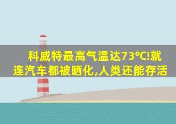 科威特最高气温达73℃!就连汽车都被晒化,人类还能存活