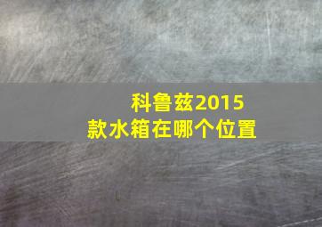 科鲁兹2015款水箱在哪个位置