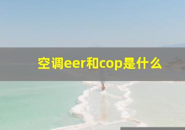 空调eer和cop是什么