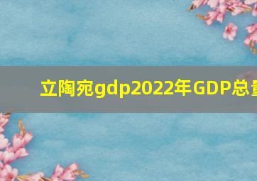 立陶宛gdp2022年GDP总量