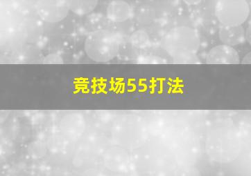 竞技场55打法