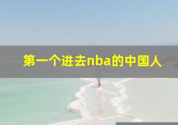 第一个进去nba的中国人