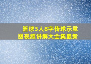 篮球3人8字传球示意图视频讲解大全集最新