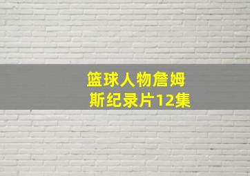 篮球人物詹姆斯纪录片12集