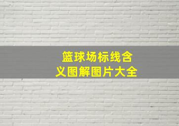 篮球场标线含义图解图片大全