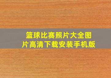 篮球比赛照片大全图片高清下载安装手机版