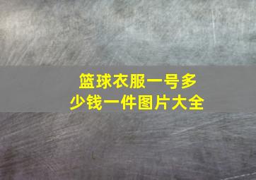 篮球衣服一号多少钱一件图片大全