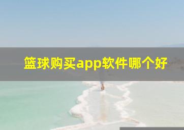 篮球购买app软件哪个好