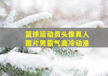 篮球运动员头像真人图片男霸气高冷动漫