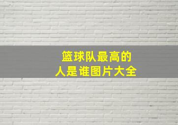 篮球队最高的人是谁图片大全