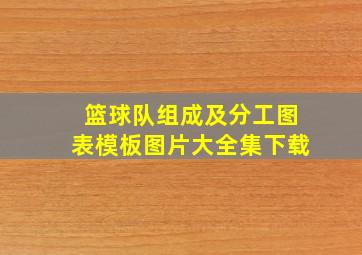 篮球队组成及分工图表模板图片大全集下载