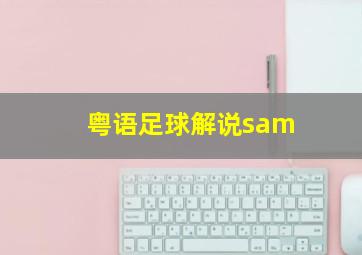 粤语足球解说sam