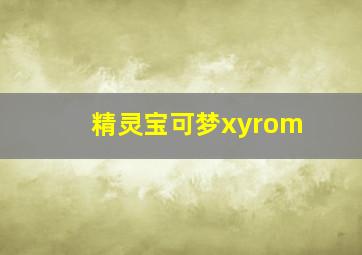 精灵宝可梦xyrom