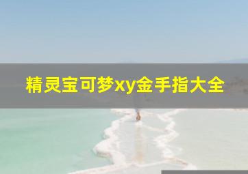 精灵宝可梦xy金手指大全