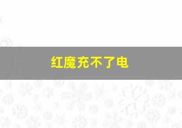 红魔充不了电