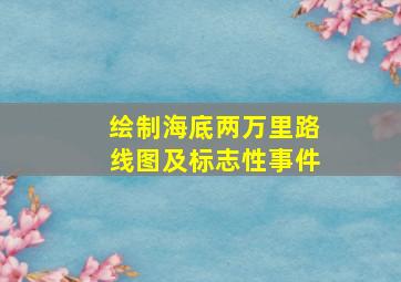 绘制海底两万里路线图及标志性事件