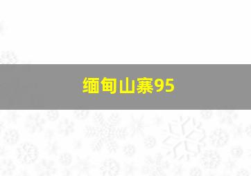 缅甸山寨95