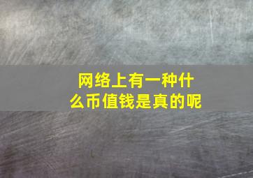 网络上有一种什么币值钱是真的呢