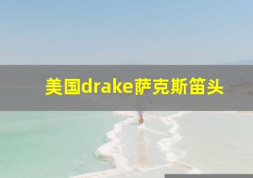 美国drake萨克斯笛头