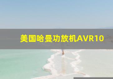 美国哈曼功放机AVR10