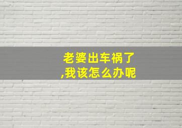 老婆出车祸了,我该怎么办呢