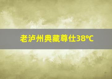 老泸州典藏尊仕38℃