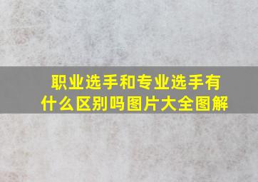 职业选手和专业选手有什么区别吗图片大全图解