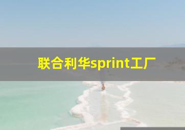 联合利华sprint工厂