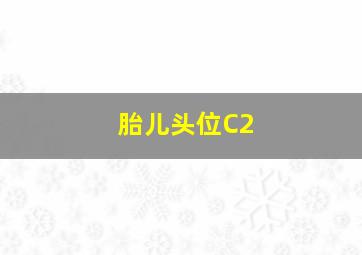 胎儿头位C2