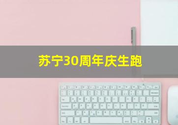 苏宁30周年庆生跑