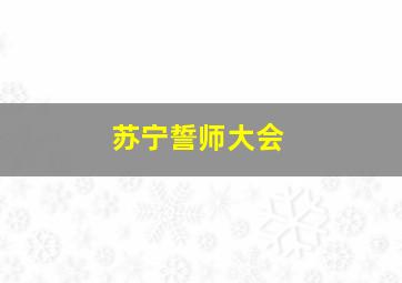 苏宁誓师大会