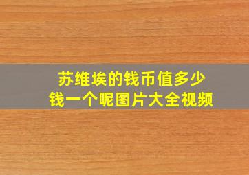 苏维埃的钱币值多少钱一个呢图片大全视频