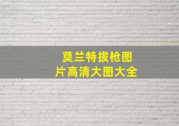 莫兰特拔枪图片高清大图大全