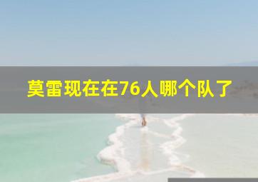 莫雷现在在76人哪个队了