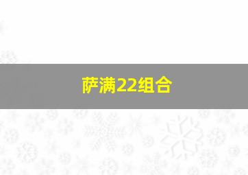 萨满22组合