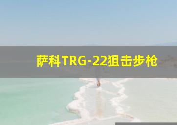 萨科TRG-22狙击步枪