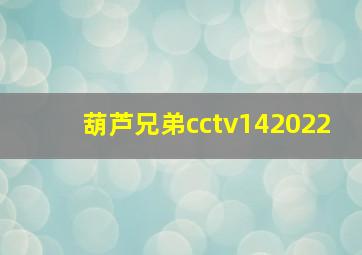 葫芦兄弟cctv142022