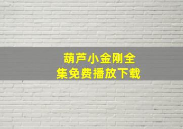 葫芦小金刚全集免费播放下载